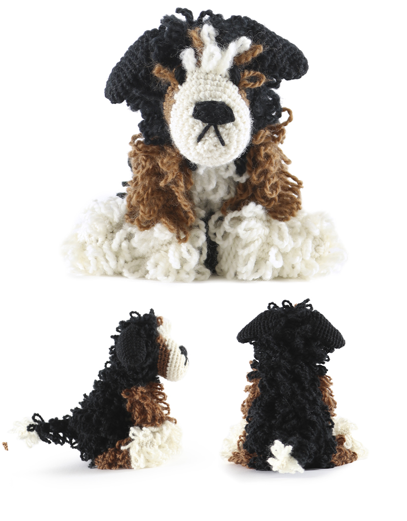 toft ed's animal Chester the Bernese Mountain Dog amigurumi crochet
